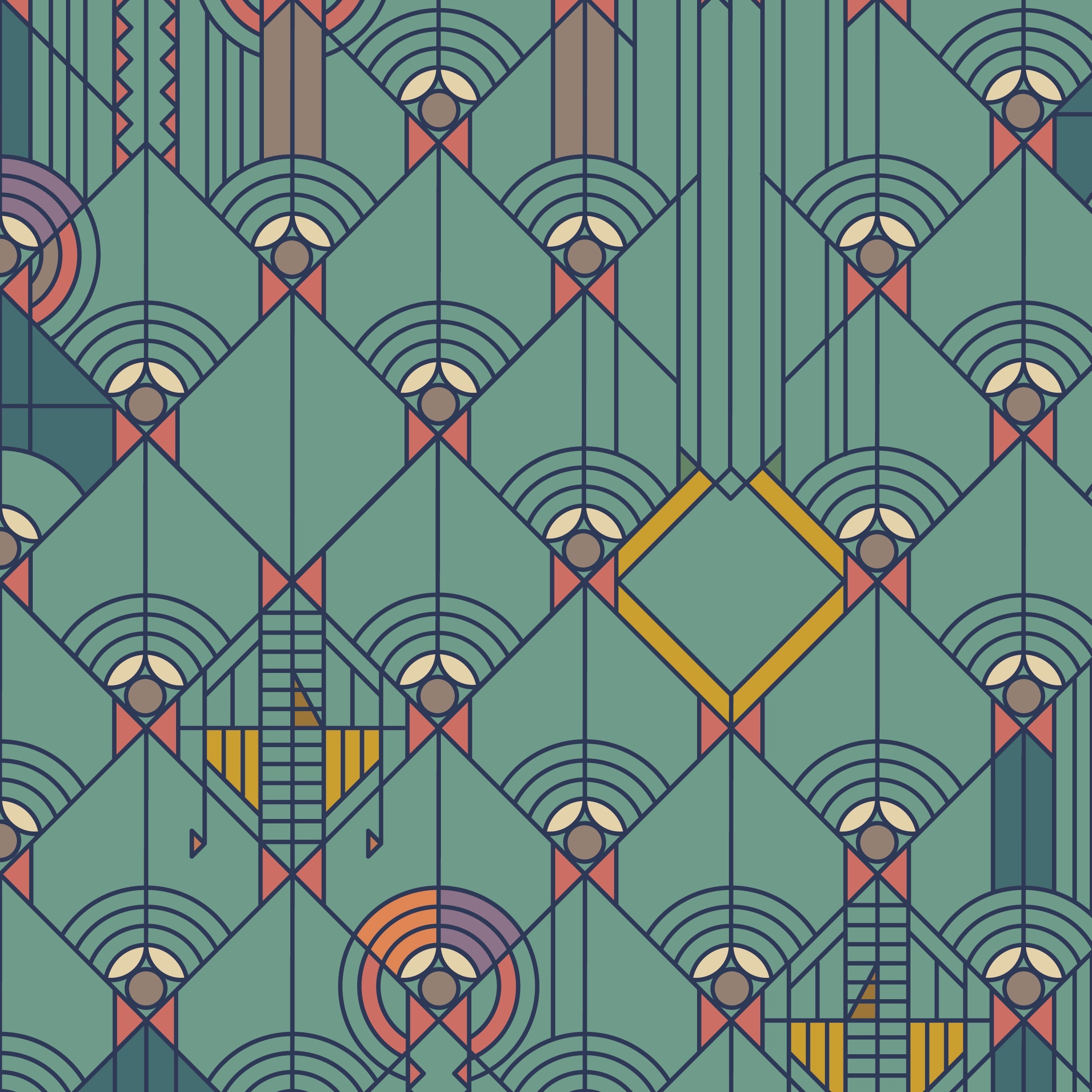 April Showers | Frank Lloyd Wright