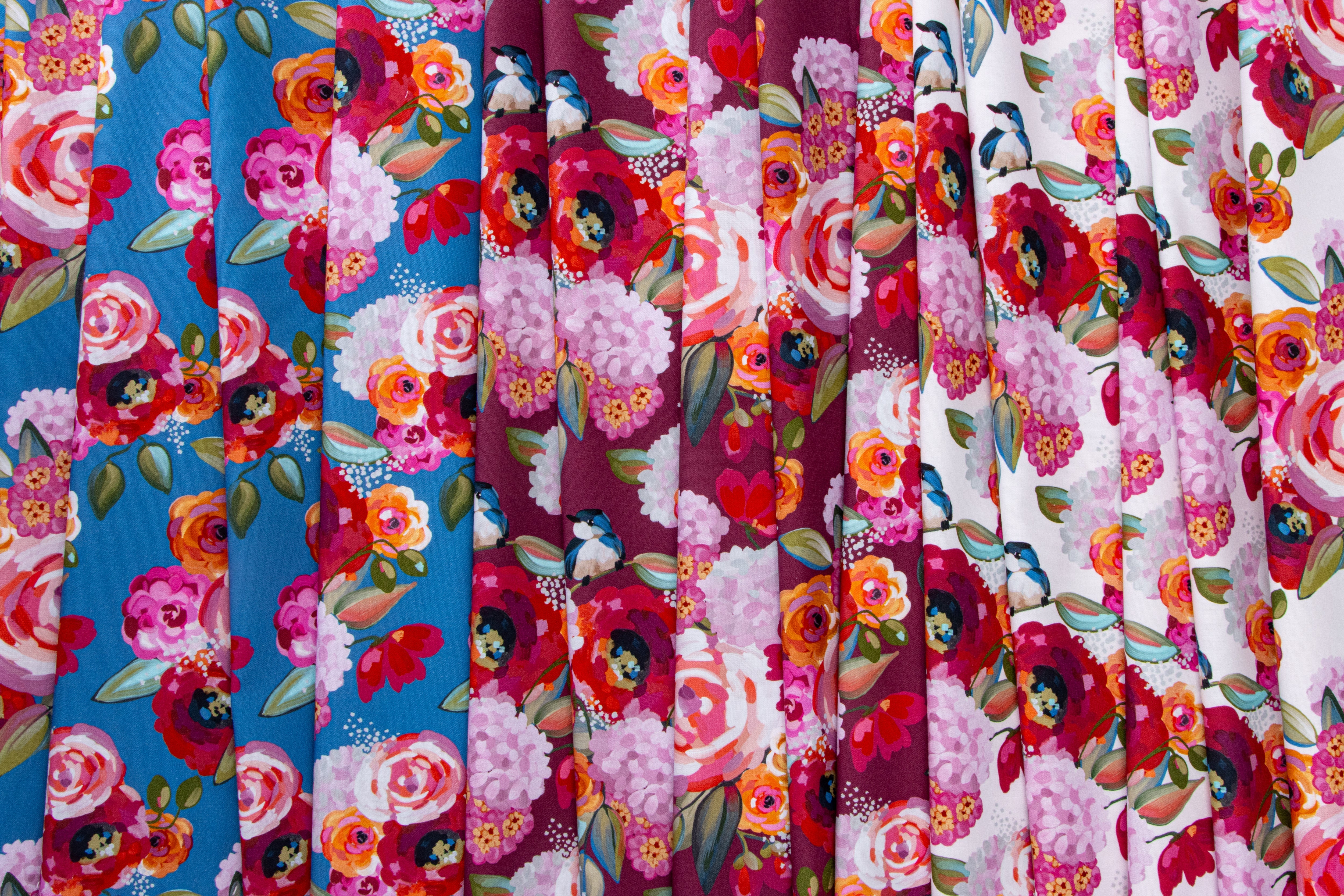 Poppies & Plumes | Lila Tueller for Riley Blake