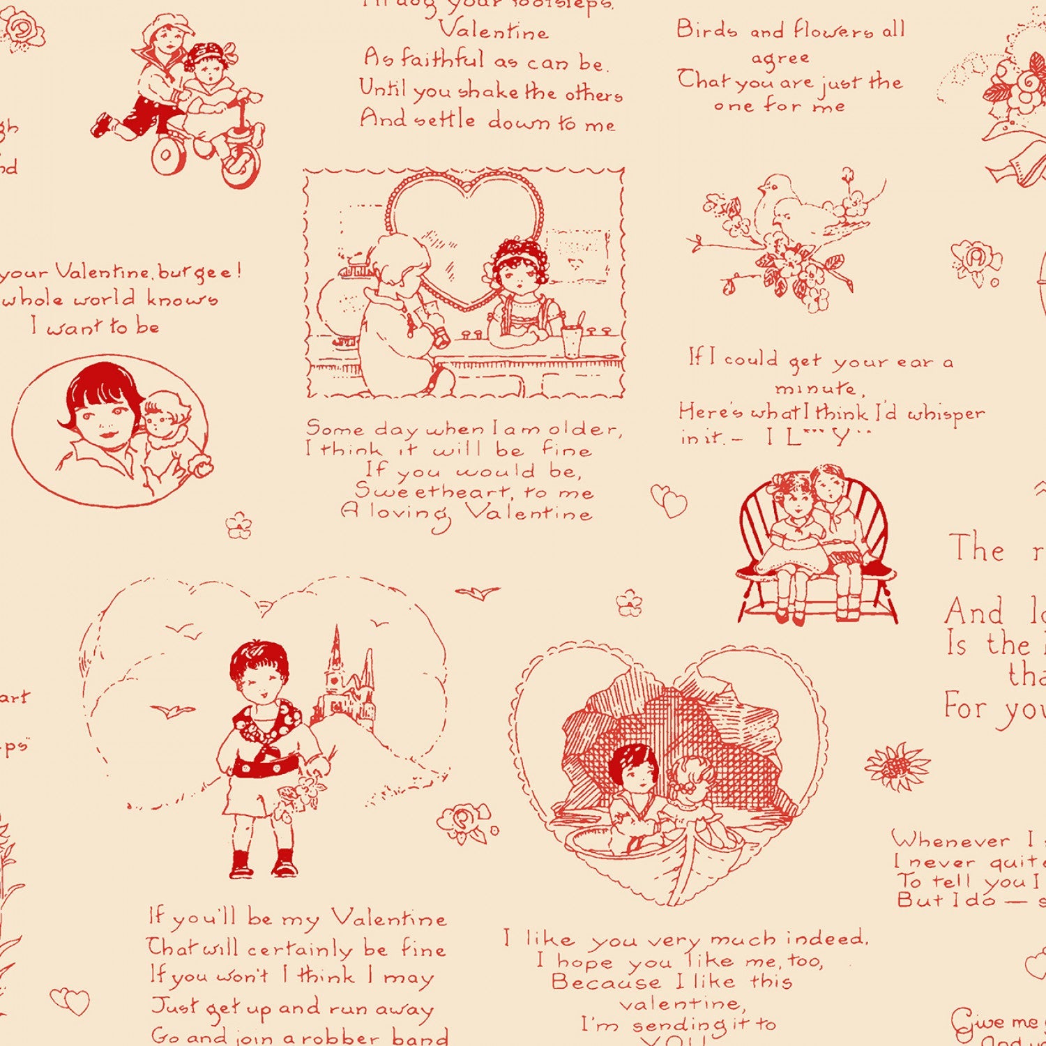 Mother's Valentines | Mary Mulari for Marcus Fabrics