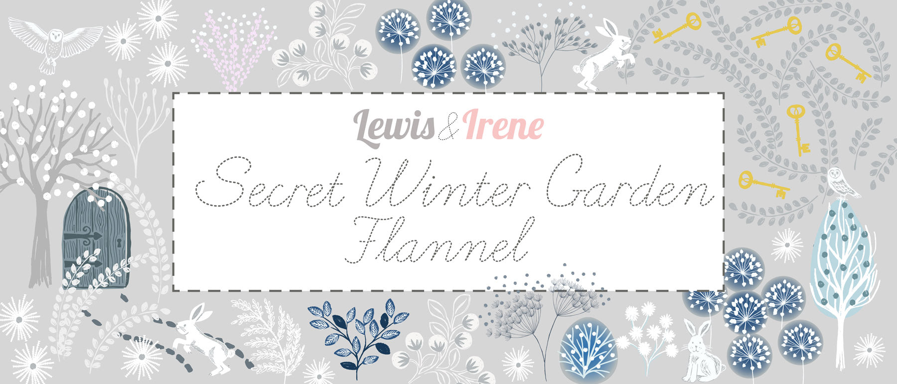 Secret Winter Garden Flannel | Lewis & Irene