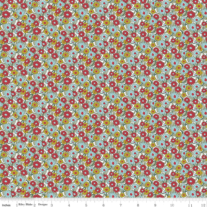 Heirloom Collection | Marguerite Meadow C by Liberty Fabrics for Riley Blake Designs | 016668111C