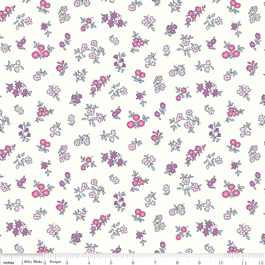 Heirloom Collection | Posy Sprig A by Liberty Fabrics for Riley Blake Designs | 016668112A