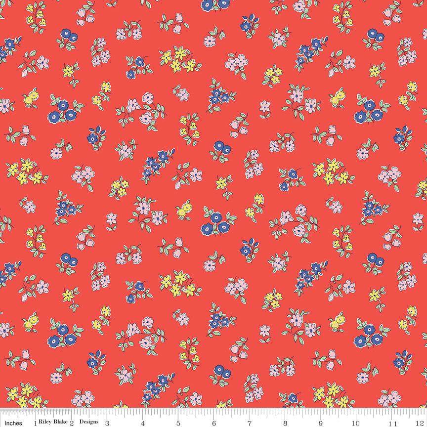Heirloom Collection | Posy Sprig B by Liberty Fabrics for Riley Blake Designs | 016668112B
