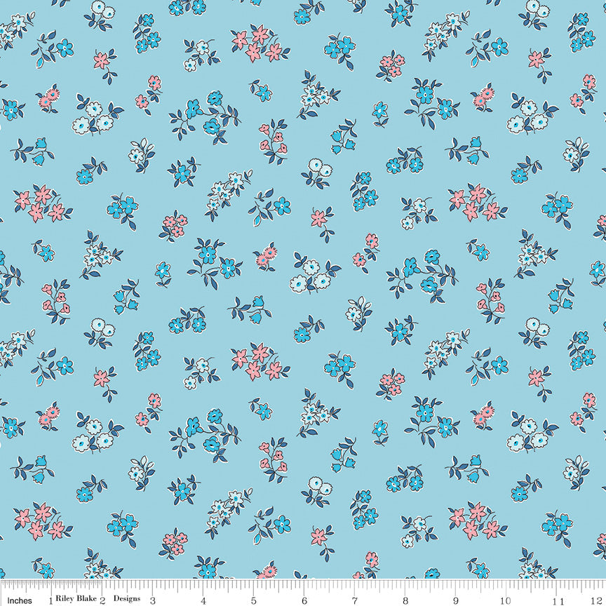 Heirloom Collection | Posy Sprig D by Liberty Fabrics for Riley Blake Designs | 016668112D