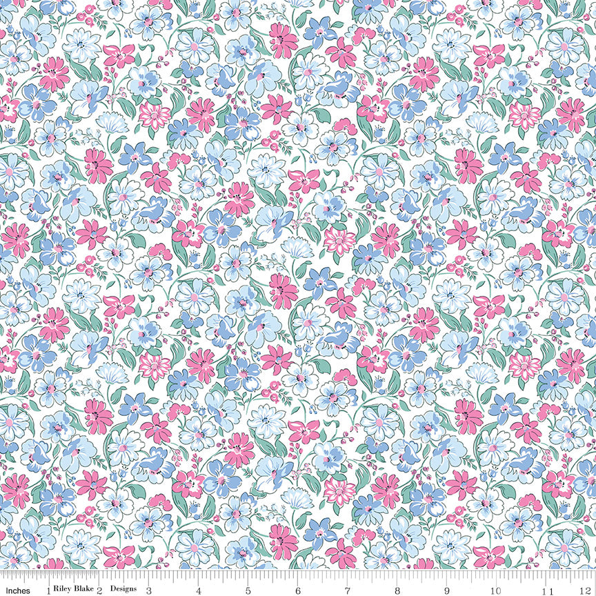 Heirloom Collection | Floral Joy A by Liberty Fabrics for Riley Blake Designs | 016668114A