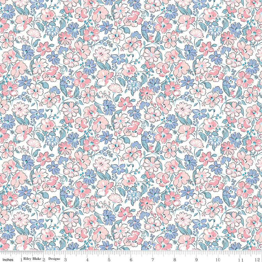 Heirloom Collection | Floral Joy D by Liberty Fabrics for Riley Blake Designs | 016668114D