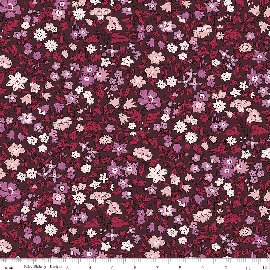 Flower Show | Botanical Jewel - Ava May A by Liberty Fabrics for Riley Blake | 01666820A