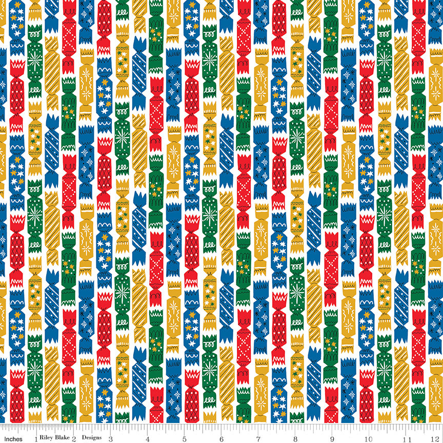 Deck the Halls | Crackers B by Liberty Fabrics for Riley Blake | 01666881B