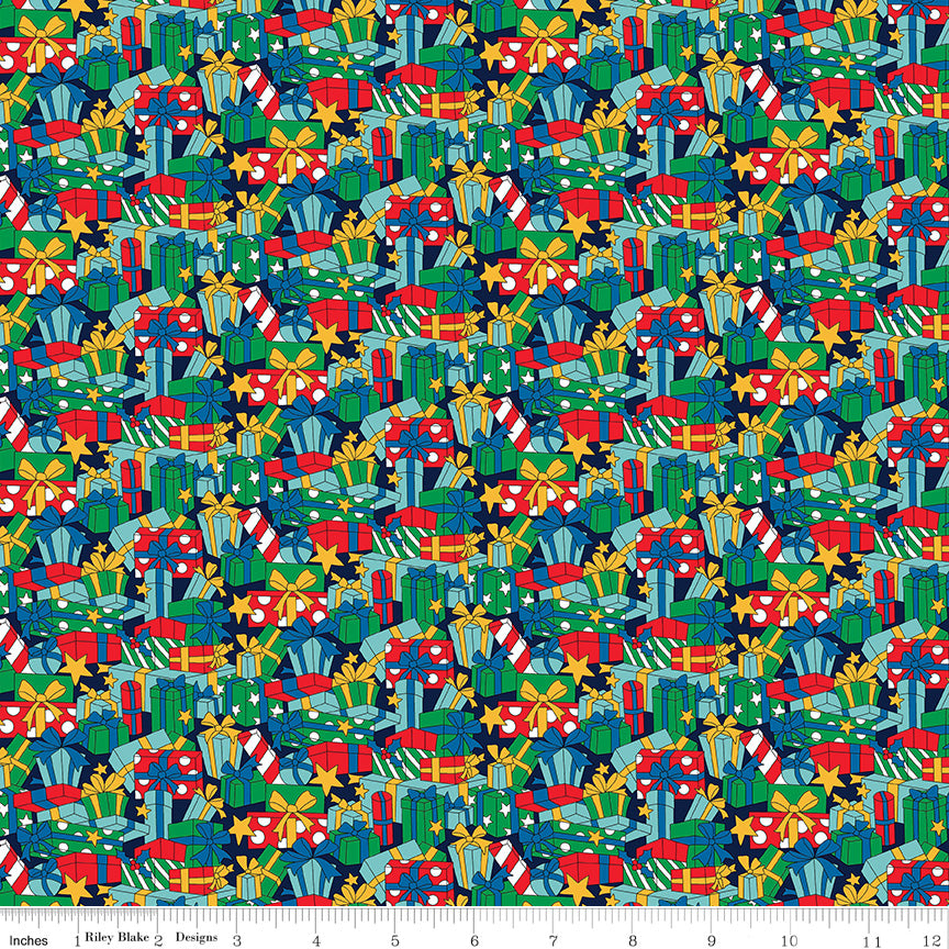 Deck the Halls | Present Surprise B by Liberty Fabrics for Riley Blake | 01666885B