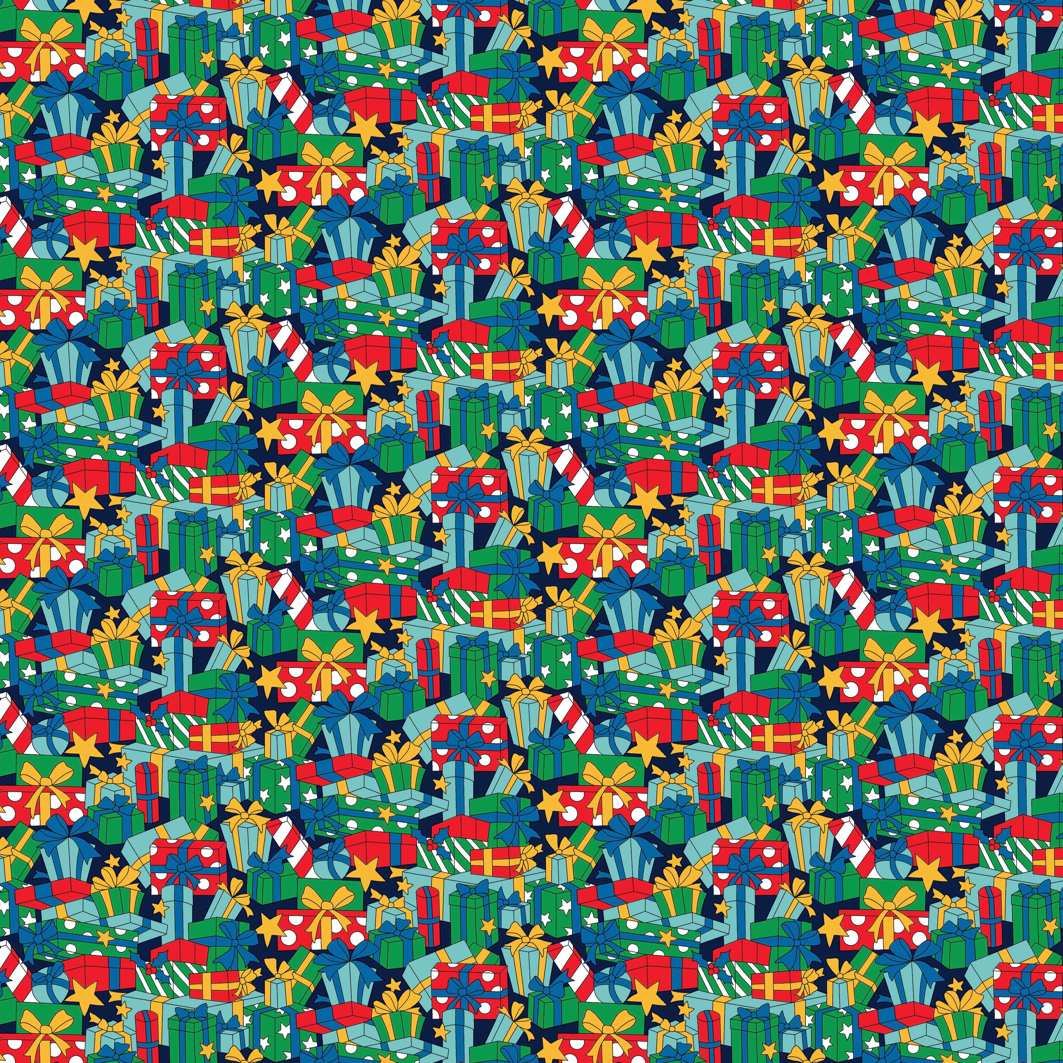 Deck the Halls | Present Surprise B by Liberty Fabrics for Riley Blake | 01666885B