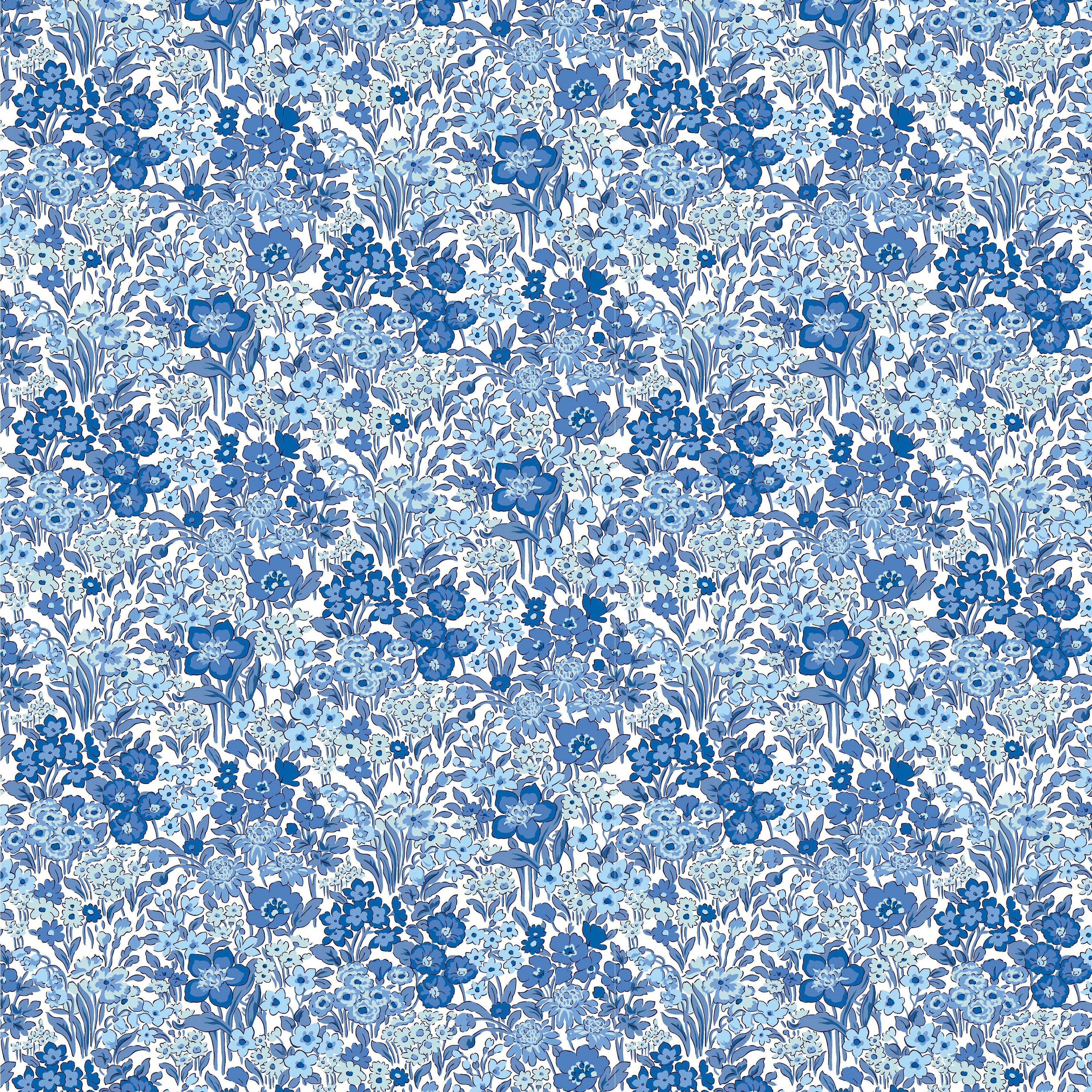 Garden Party | Blue China 5" Charm Pack by Liberty Fabrics for Riley Blake | 42 pcs