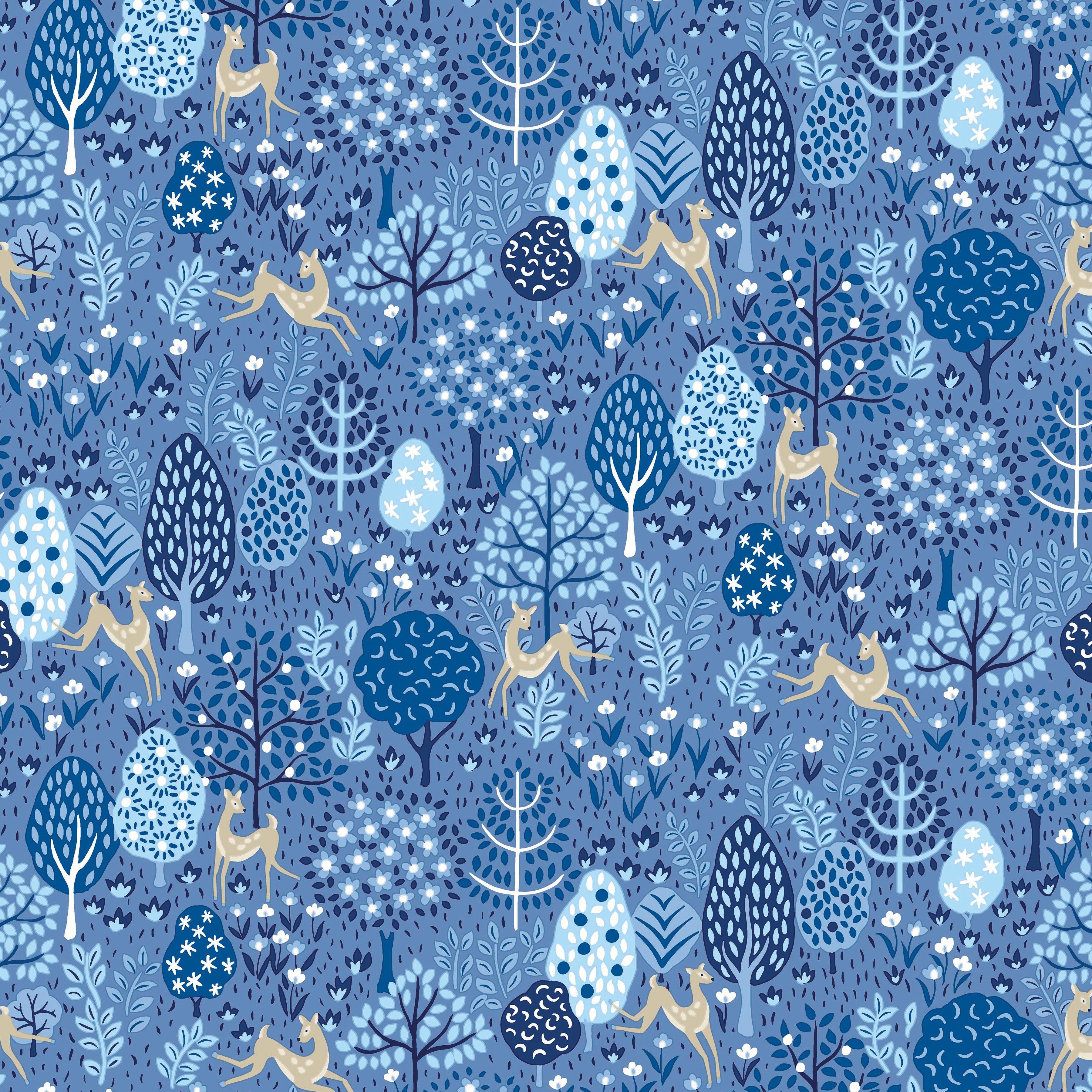 Garden Party | Blue China 10" Square Pack by Liberty Fabrics for Riley Blake | 42 pcs