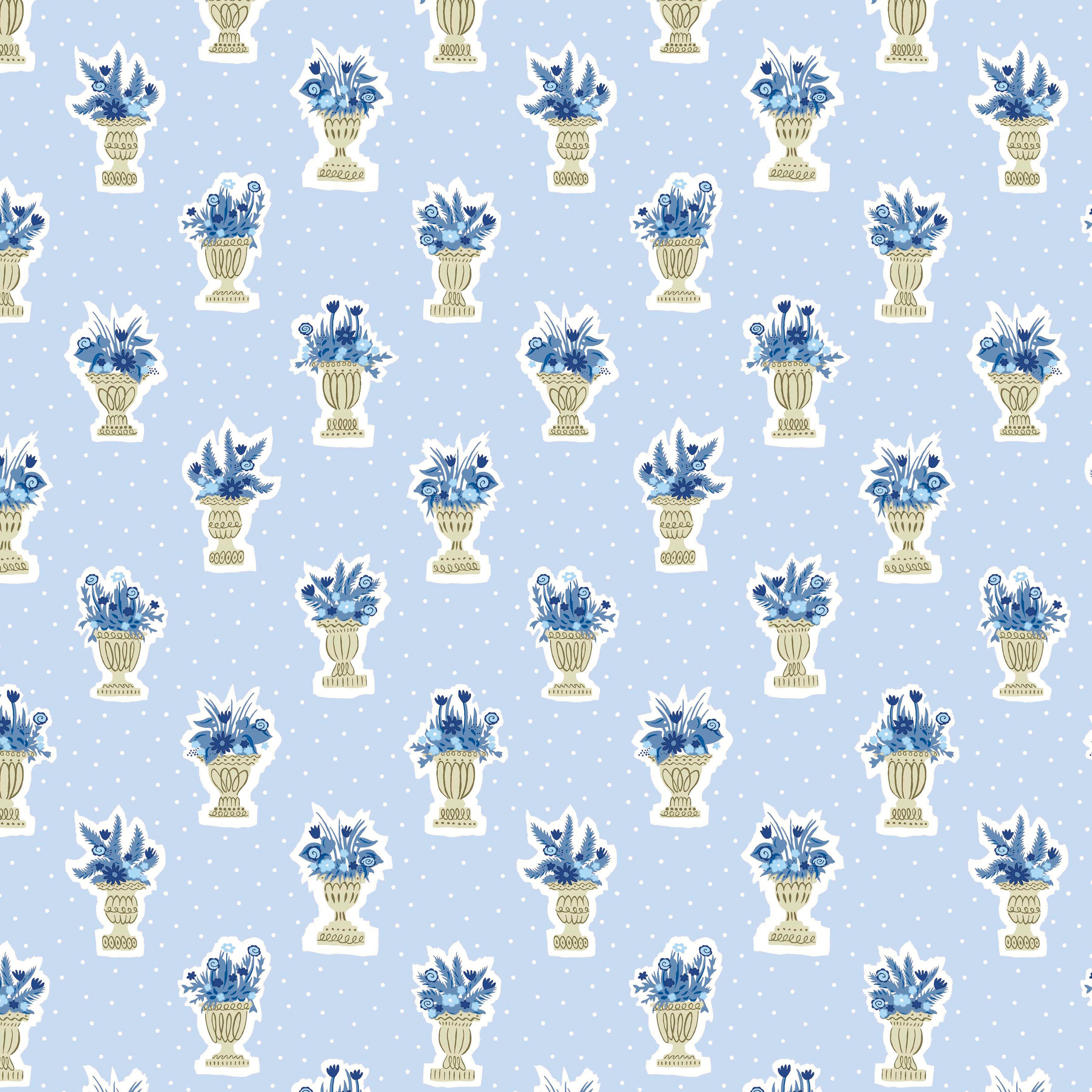 Garden Party | Blue China 10" Square Pack by Liberty Fabrics for Riley Blake | 42 pcs