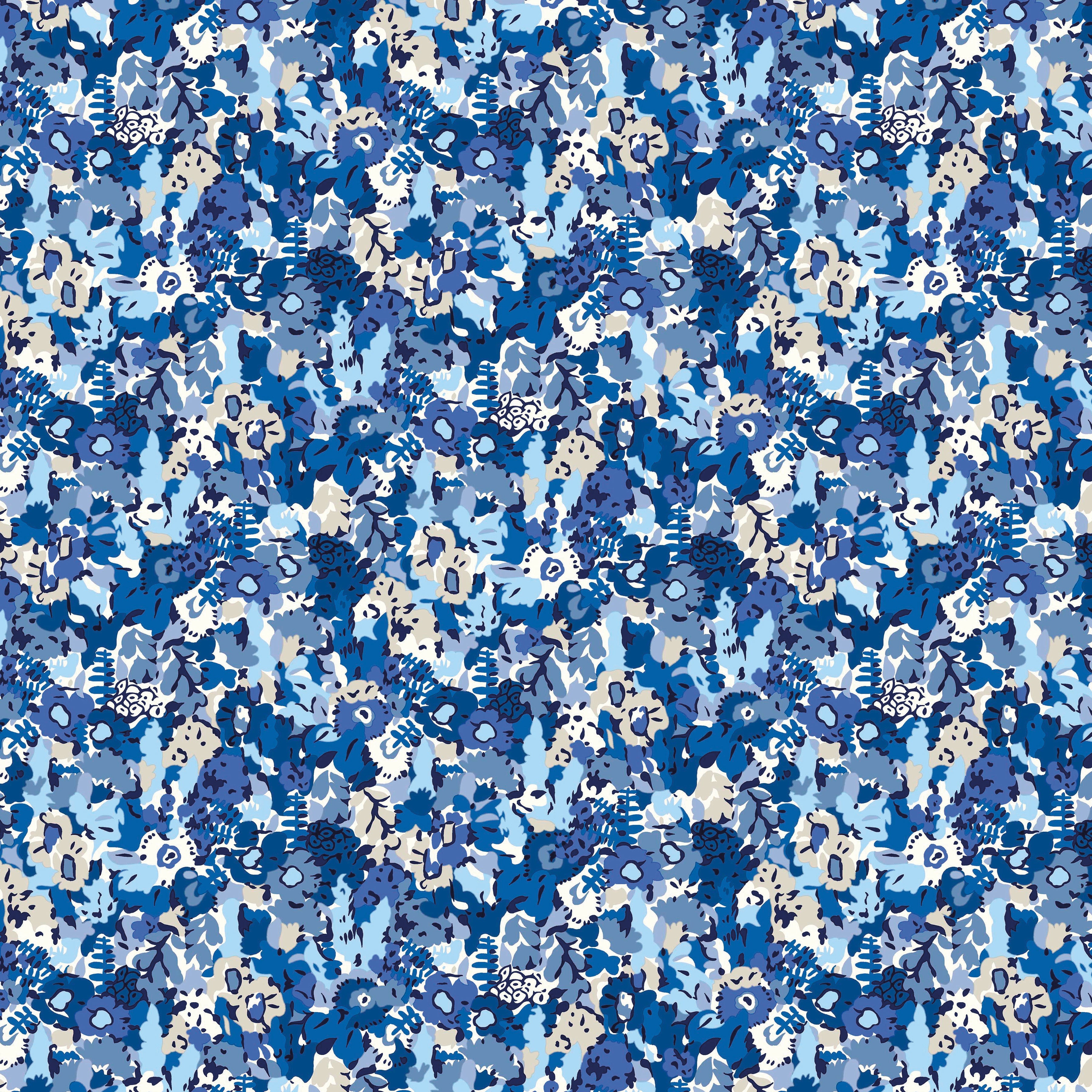Garden Party | Blue China 10" Square Pack by Liberty Fabrics for Riley Blake | 42 pcs