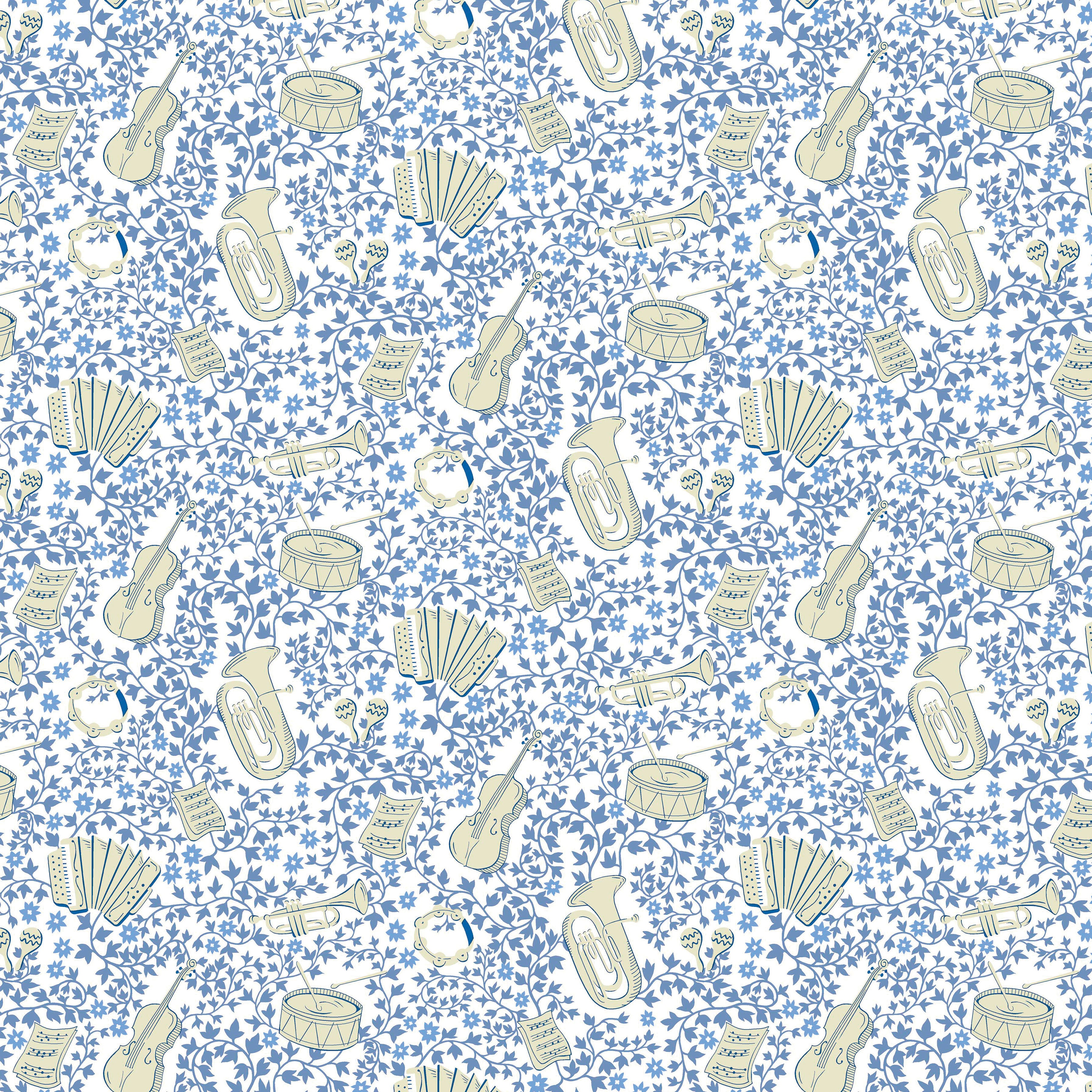 Garden Party | Blue China 10" Square Pack by Liberty Fabrics for Riley Blake | 42 pcs