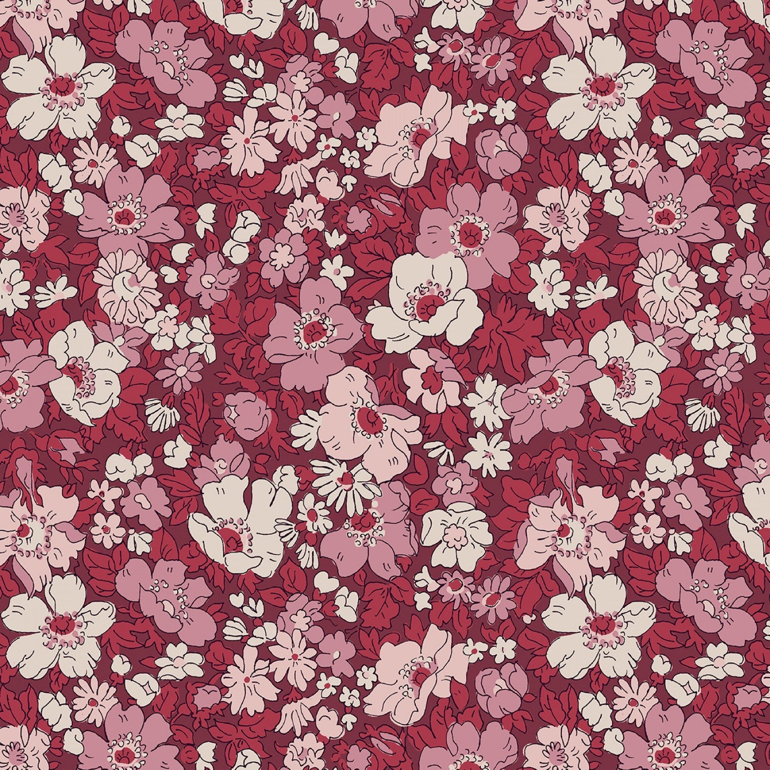 Cosmos Park A1 | 107" Quilt Backing Fabric by Liberty Fabrics for Riley Blake | 0166W68100A