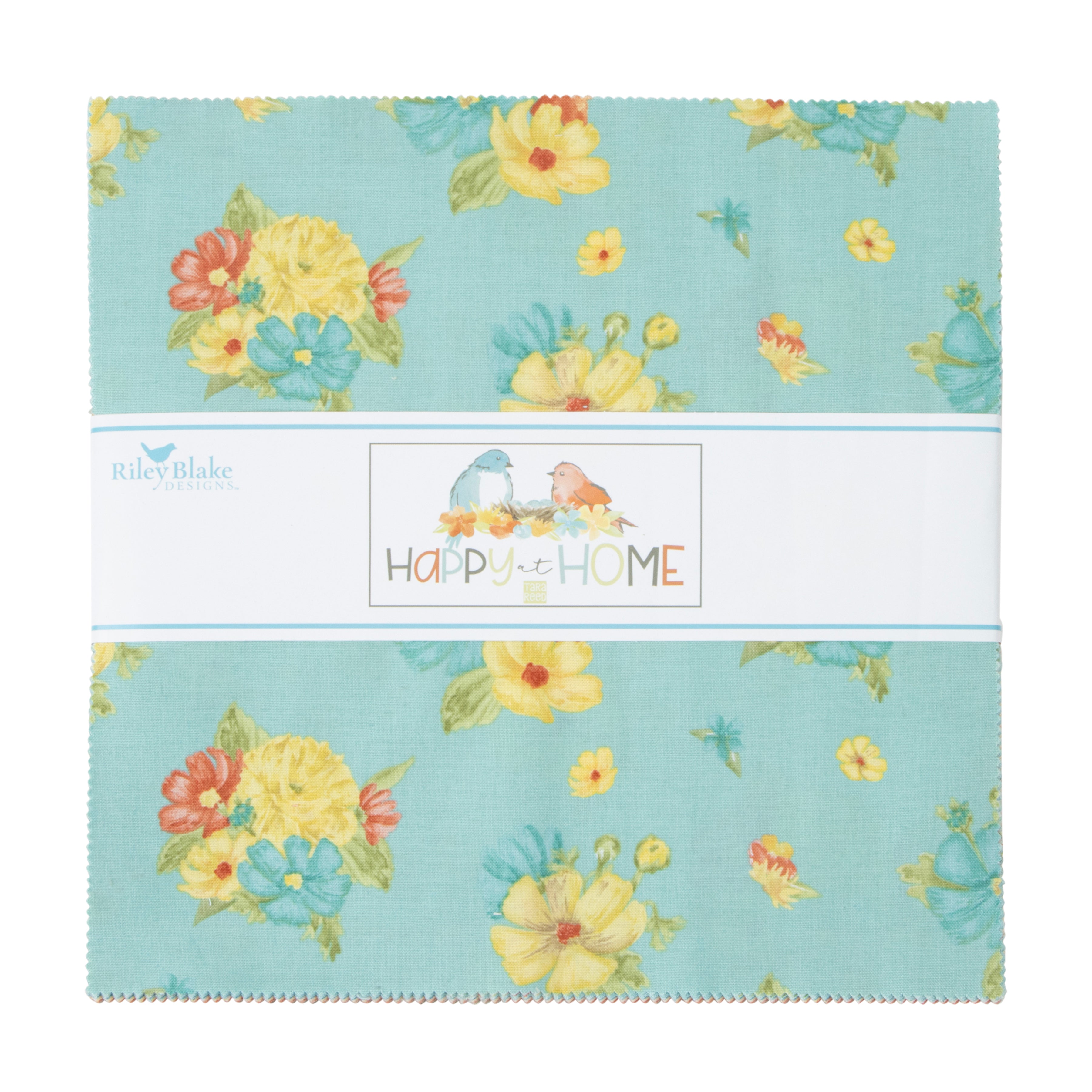 Happy At Home | 10" Square Pack by Tara Reed for Riley Blake | 42 pcs