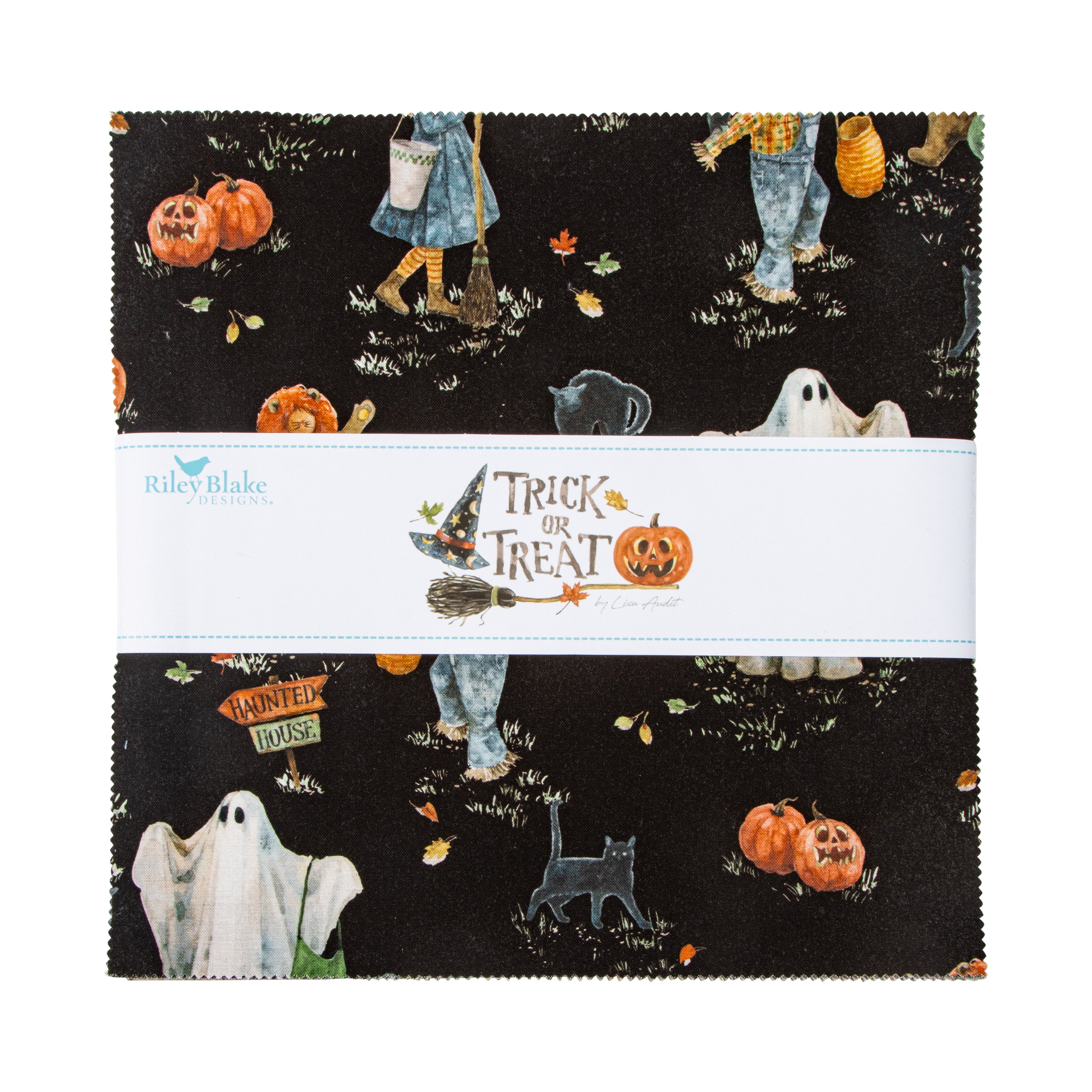 Trick or Treat | 10" Square Pack by Lisa Audit for Riley Blake Designs | 42 pcs