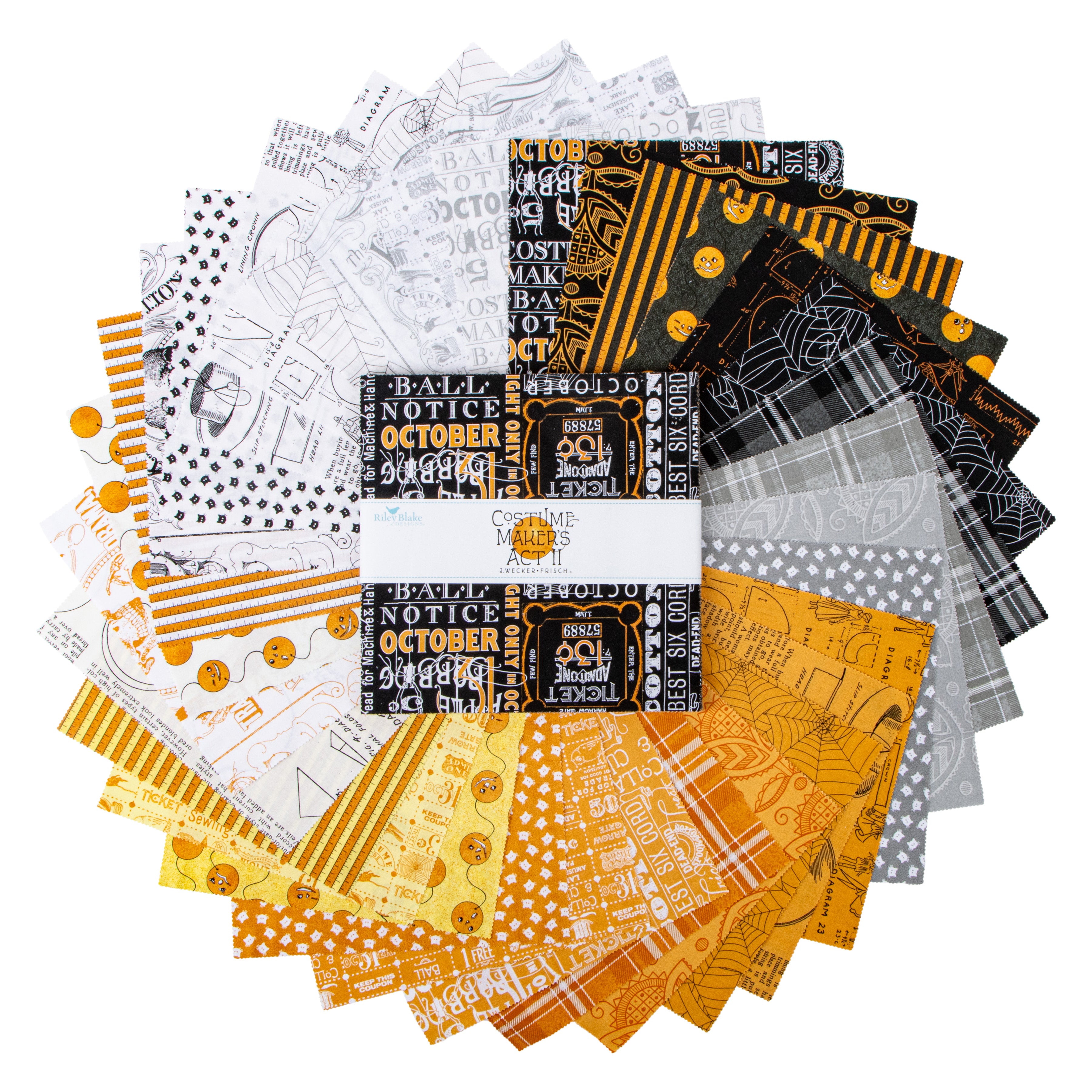 Costume Maker's Act II | 10" Square Pack by J. Wecker Frisch for Riley Blake | 42 pcs