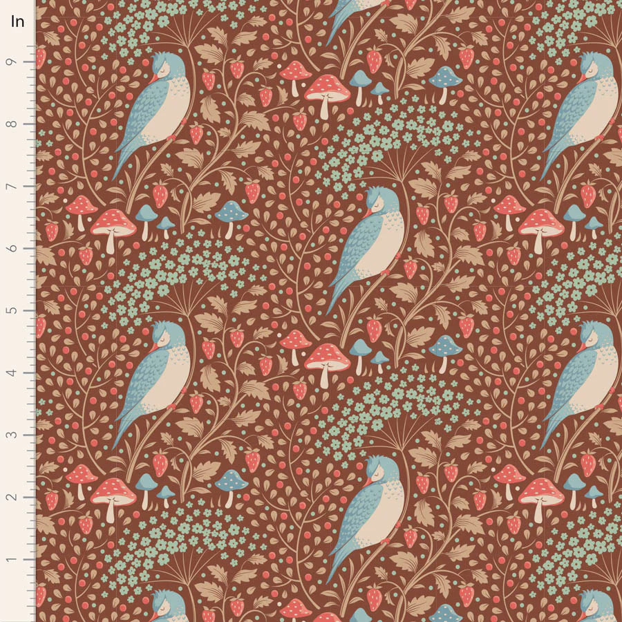 Hibernation | Sleepbird Pecan by Tone Finnanger for Tilda Fabrics | TIL100533