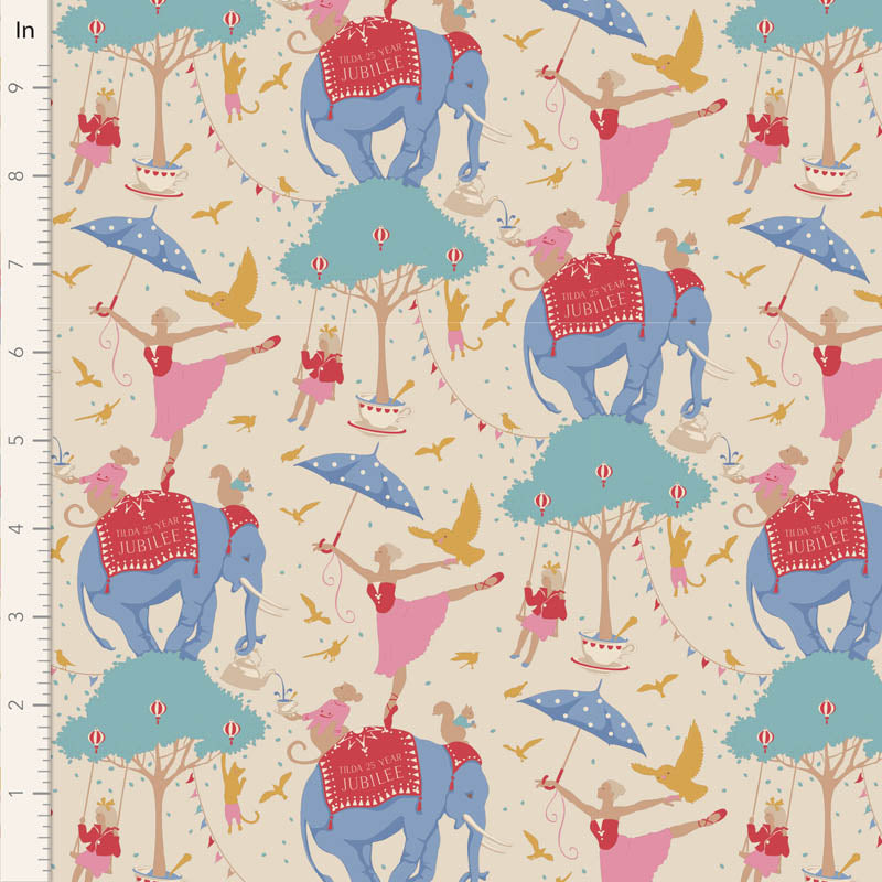 Jubilee | 5" Charm Pack by Tone Finnanger for Tilda Fabrics | TIL300189 | 40 pcs