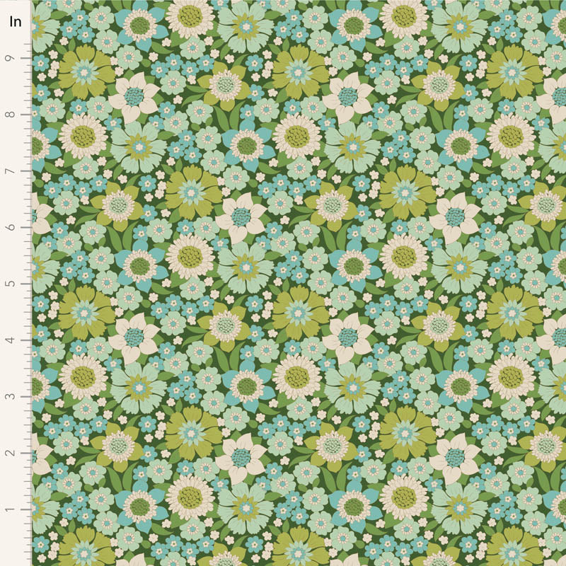 Wallflower | 10" Square Pack by Tone Finnanger for Tilda Fabrics | 40 pcs