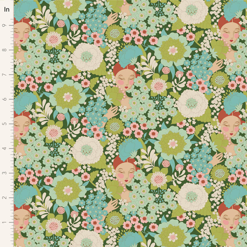 Wallflower | 5" Charm Pack by Tone Finnanger for Tilda Fabrics | 40 pcs