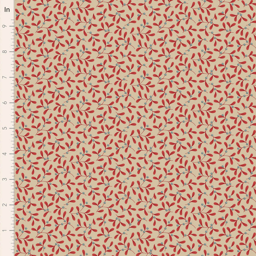 Merry Little Christmas | Mistletoe Red by Tone Finnanger for Tilda Fabrics | TIL100623