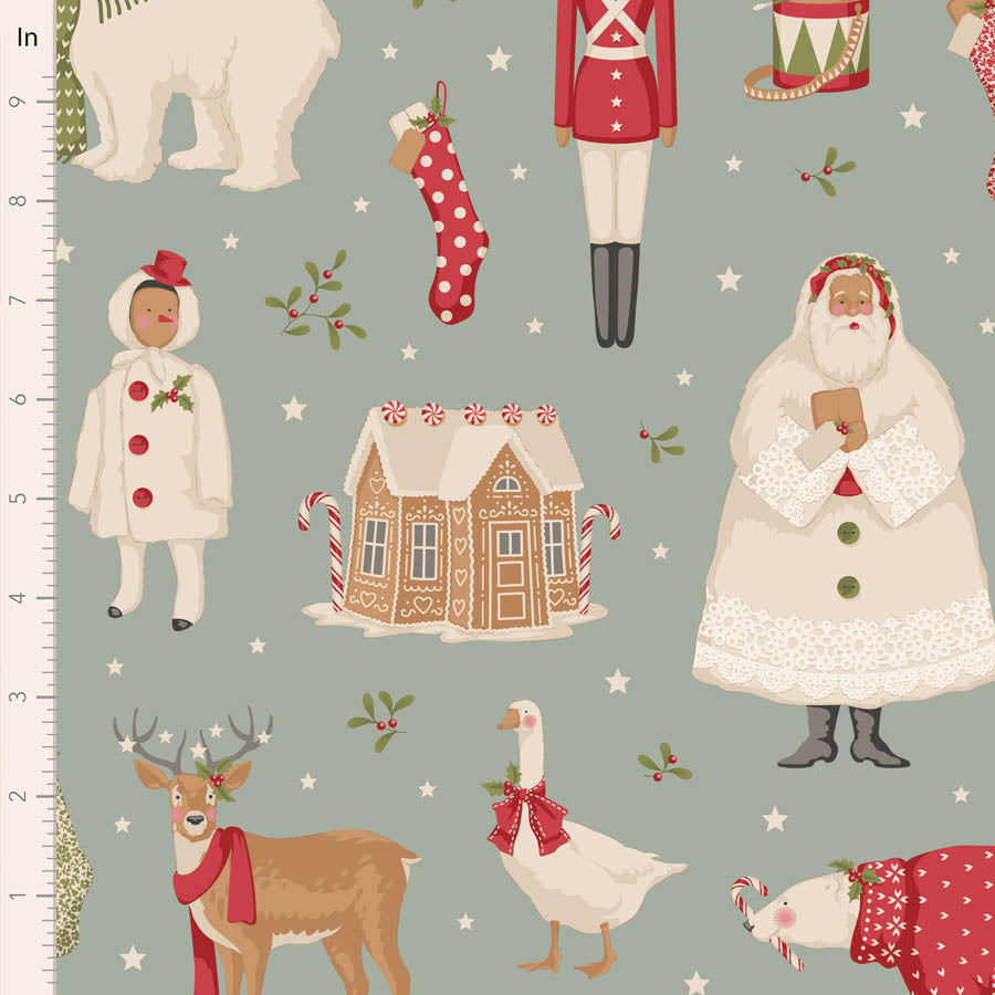 Merry Little Christmas | 5" Charm Pack by Tone Finnanger for Tilda Fabrics | 40 pcs