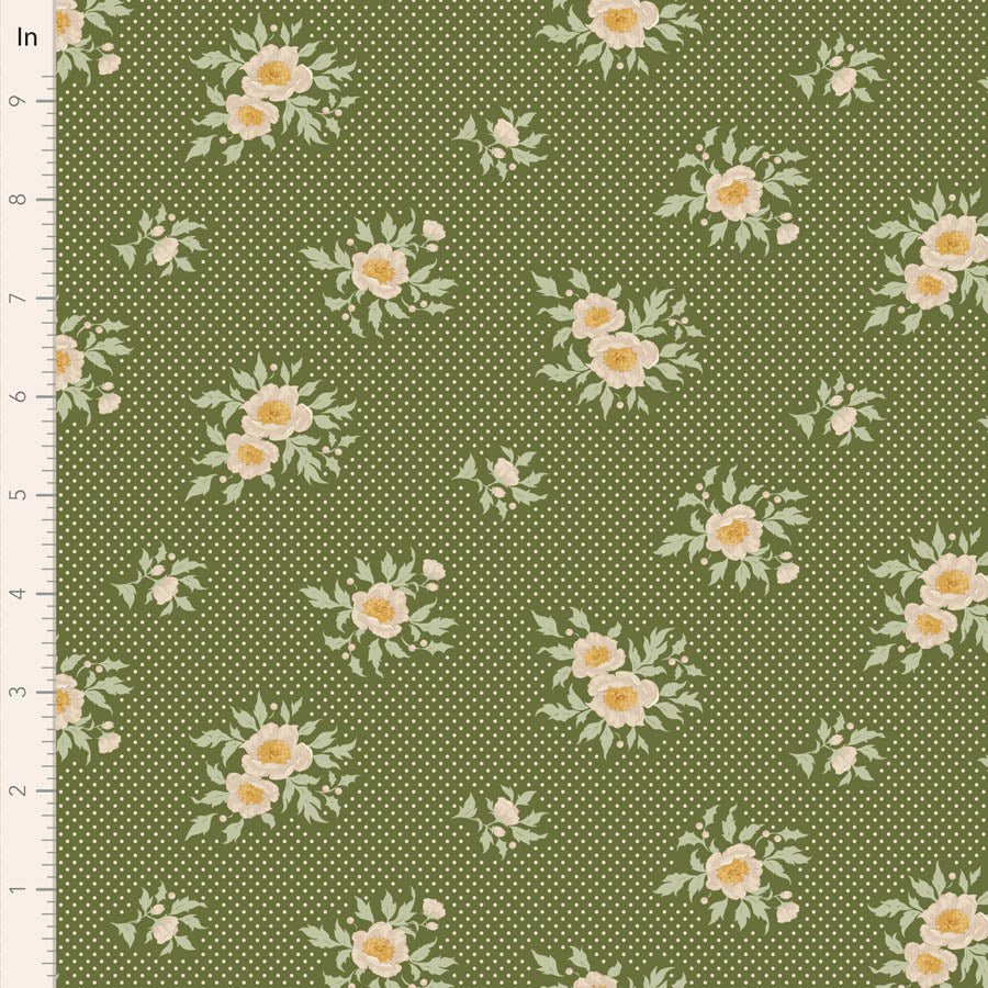 Merry Little Christmas | Fat Quarter Bundle - Green by Tone Finnanger for Tilda Fabrics | 5 pcs