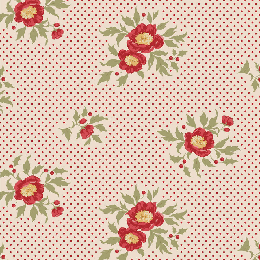 Merry Little Christmas | Joy Cream by Tone Finnanger for Tilda Fabrics | TIL100638