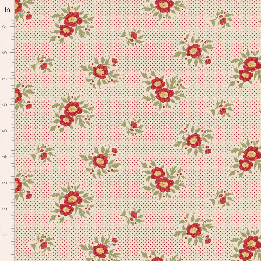 Merry Little Christmas | Fat Quarter Bundle - Cream by Tone Finnanger for Tilda Fabrics | 5 pcs