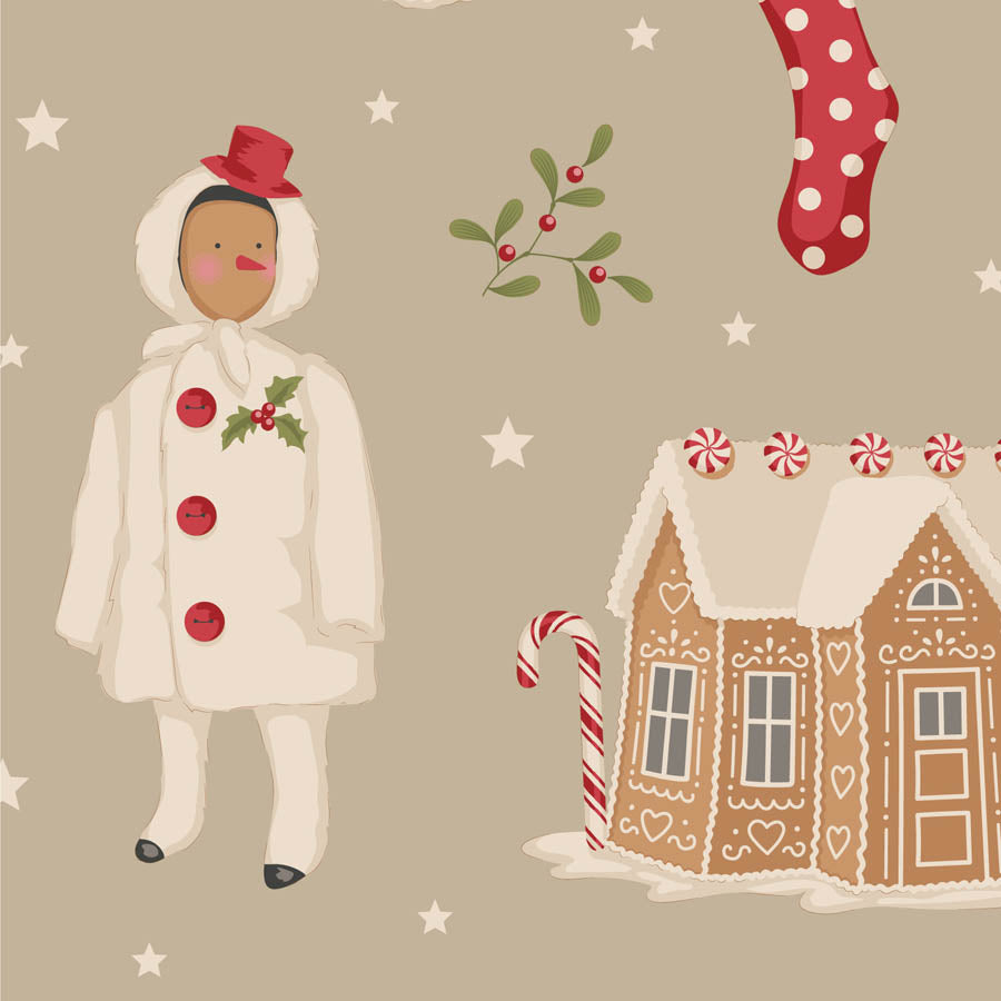 Merry Little Christmas | Winterfriends Clay by Tone Finnanger for Tilda Fabrics | TIL100640
