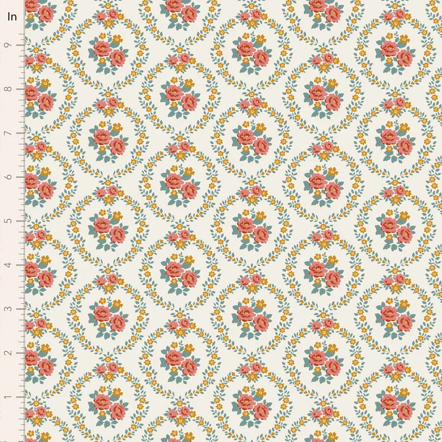 Village Life | Mable Warm Cream by Tone Finnanger for Tilda Fabrics | TIL100682