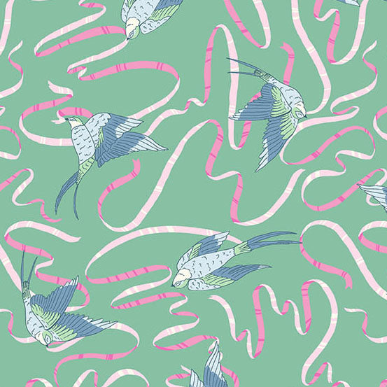 Fairytales | Atelier des Plumes - Pumpkin Seed by Tiffany Lauren for Andover Fabrics | A-10249-T