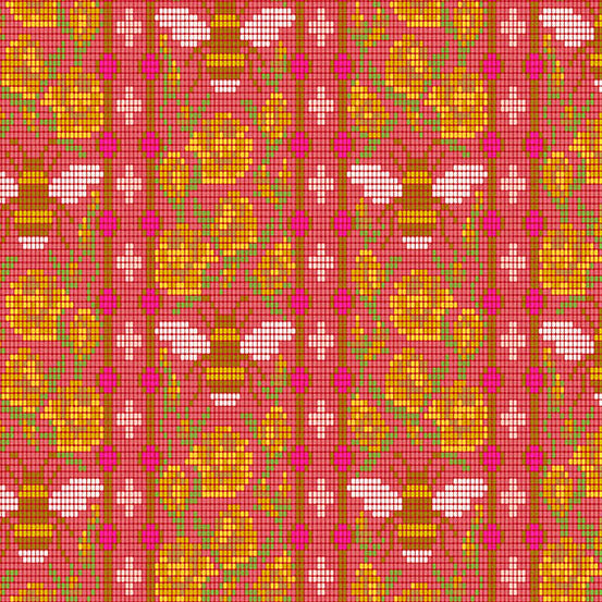 Jinny | Beadwork Cardinal by Alison Glass for Andover Fabrics | A-10333-R