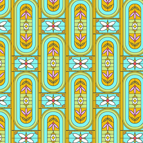 Jinny | Stained Mint by Alison Glass for Andover Fabrics | A-10335-T