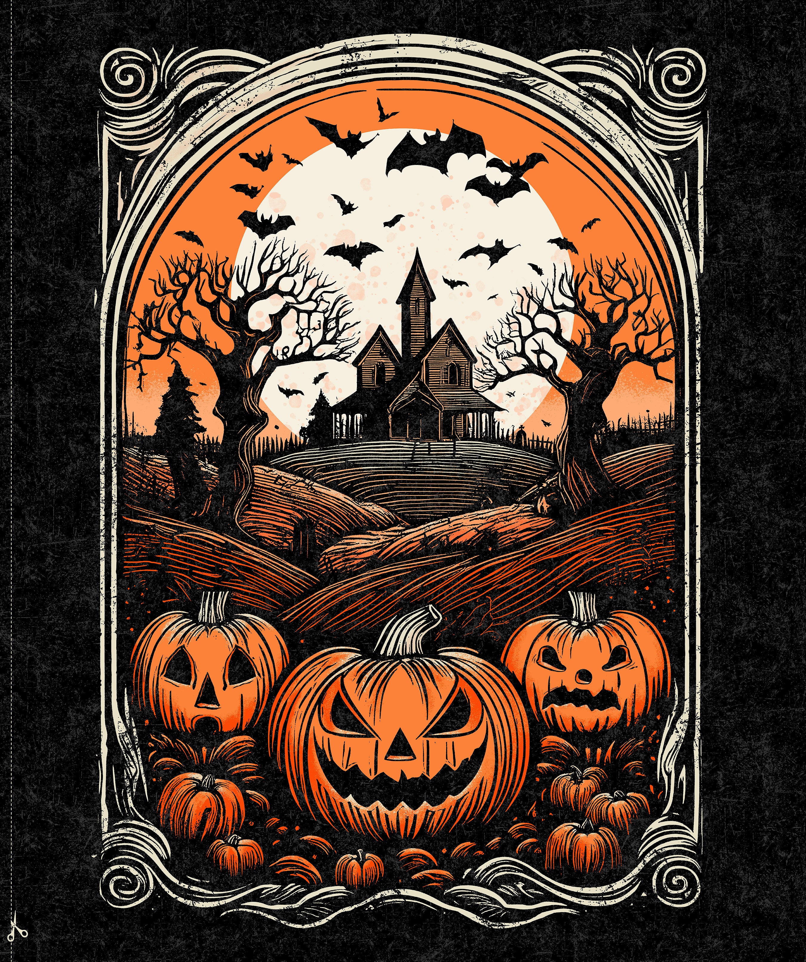 Haunted Hollow | 36" Halloween Panel by Patrick Lose for Northcott | 10708-99
