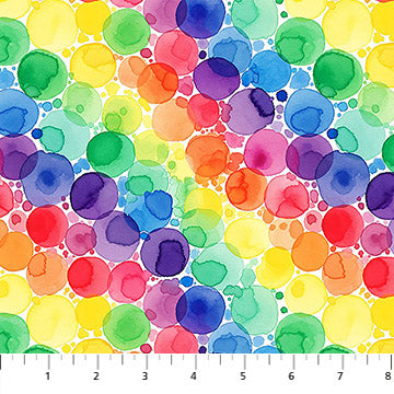 Radiant Rhapsody | Diagonal Dots Multi by Patrick Lose for Northcott Fabrics | 10740-10