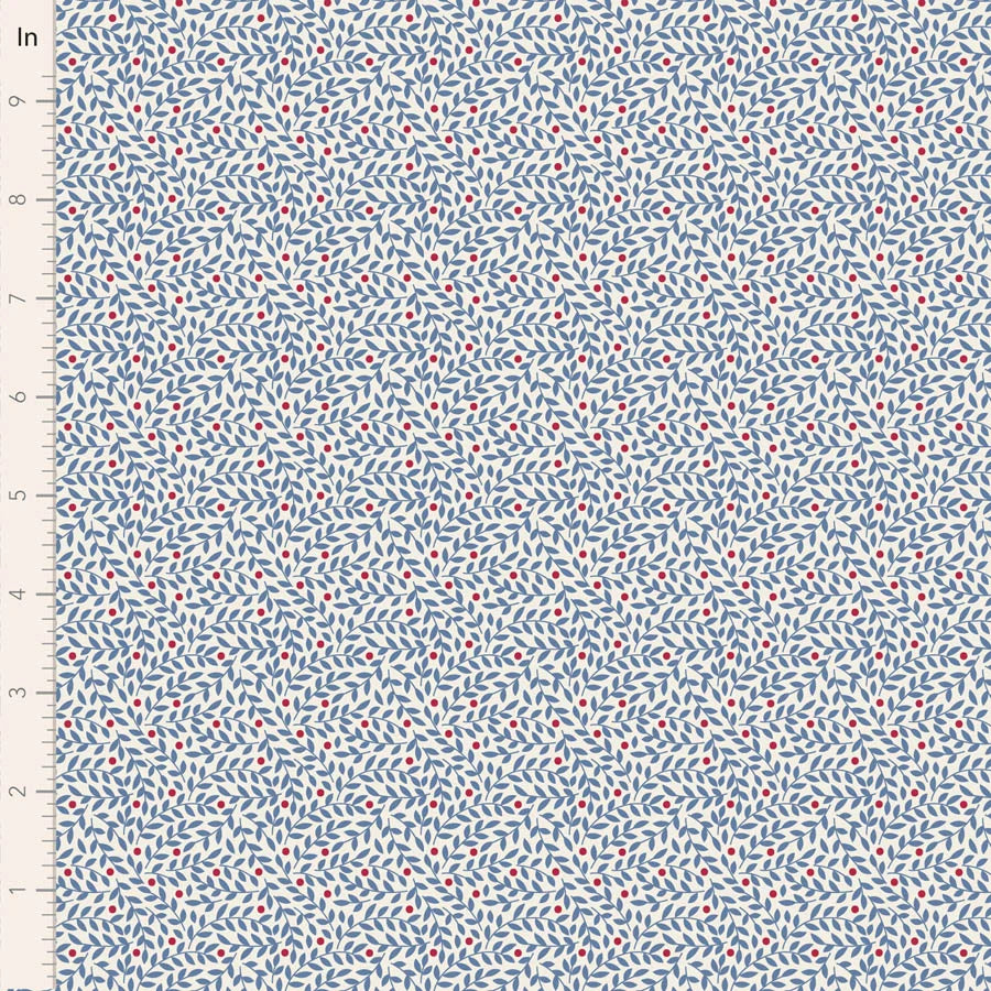Village Life | Lillian Blue by Tone Finnanger for Tilda Fabrics | TIL110184