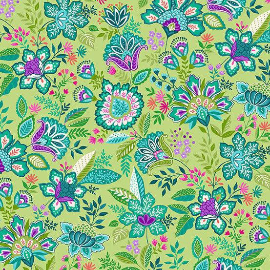 Tropica | 5" Charm Pack by Makower UK for Andover Fabrics | 42 pcs