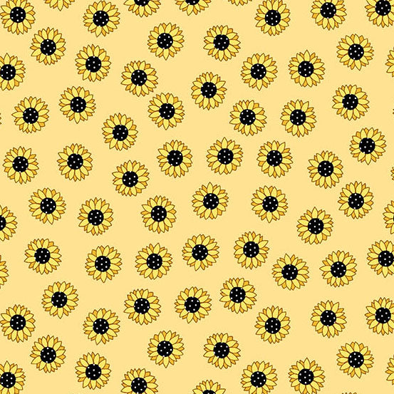Sunny Honey | Yellow Sunny Days by Amy Latta Creations for Andover Fabrics | A-1576-Y