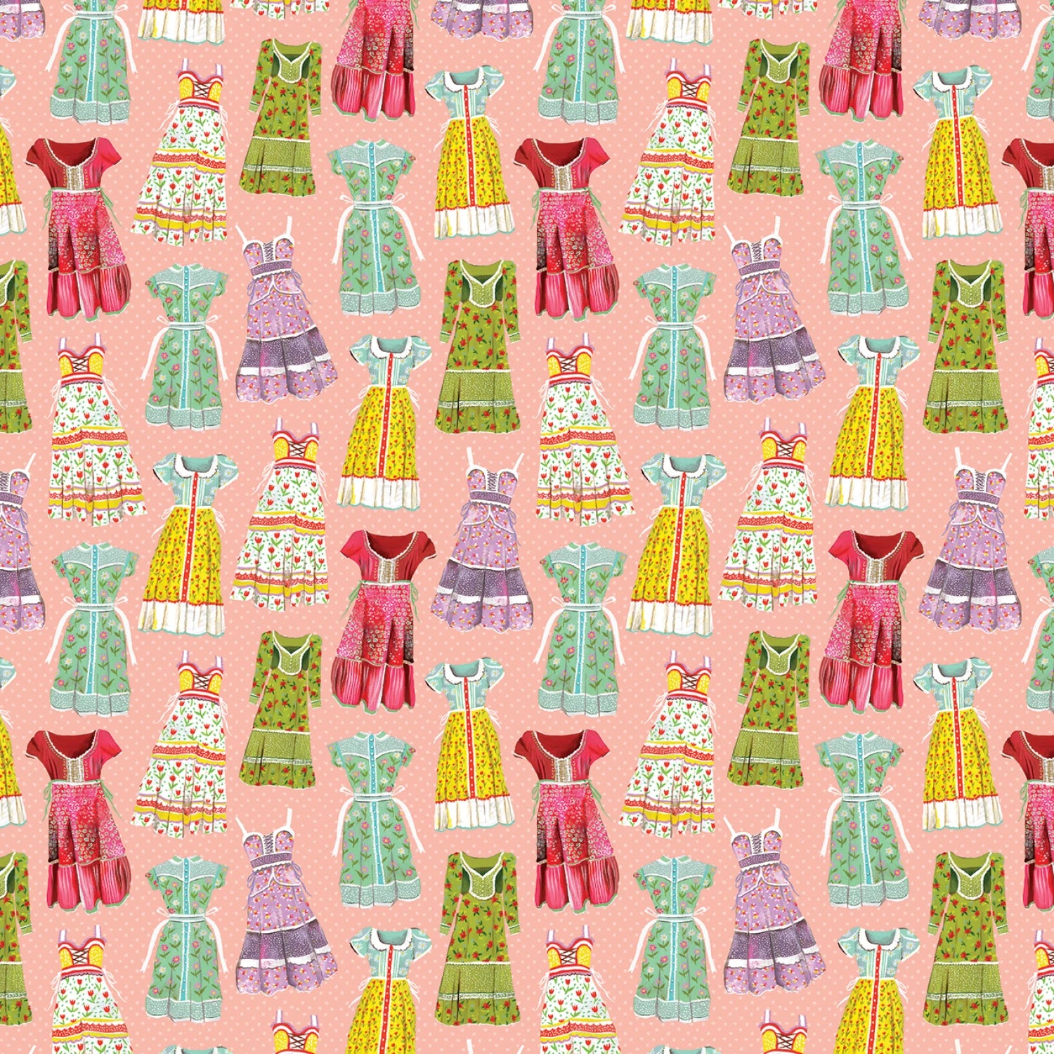 A Prairie Heart | 10" Square Pack by by Katie Daisy for Benartex | 42 pcs