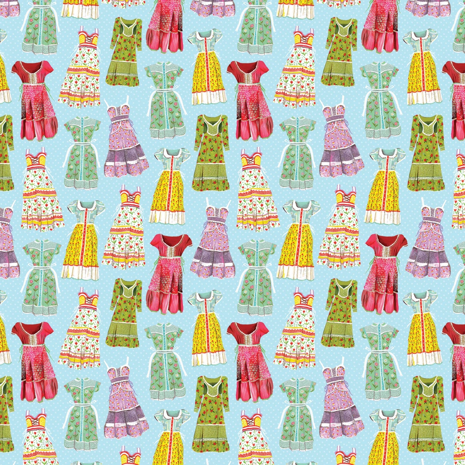 A Prairie Heart | 10" Square Pack by by Katie Daisy for Benartex | 42 pcs