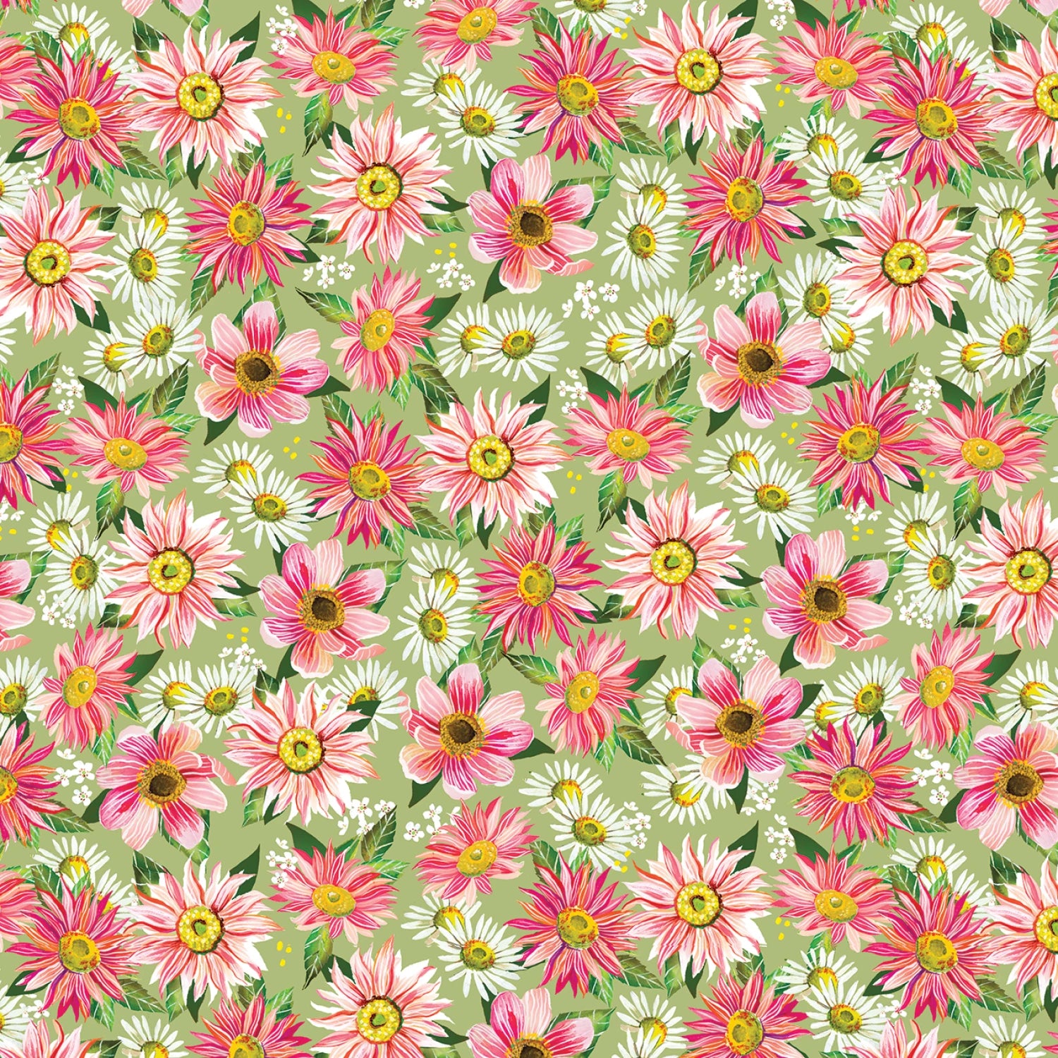 A Prairie Heart | 10" Square Pack by by Katie Daisy for Benartex | 42 pcs