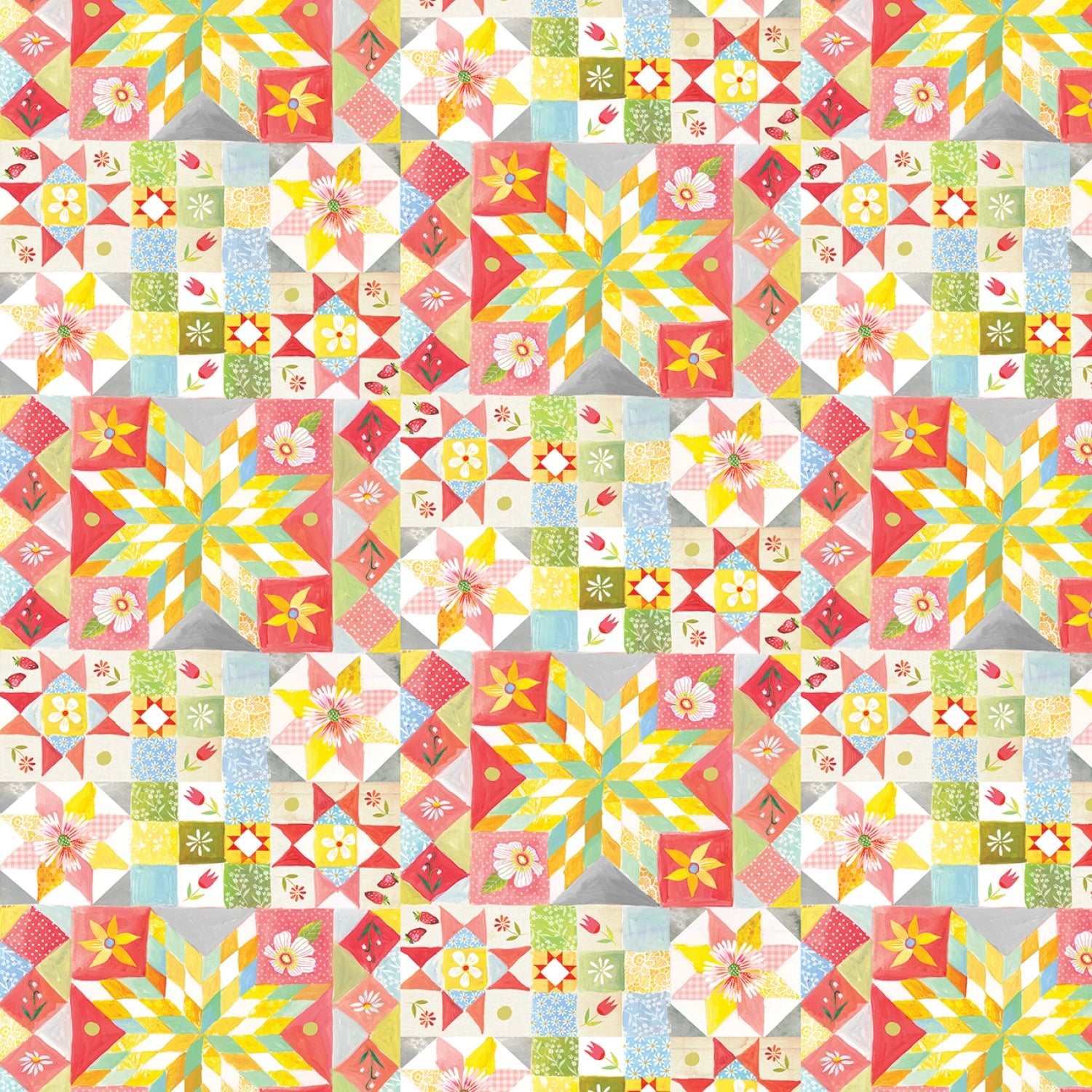 A Prairie Heart | Fat Quarter Bundle by by Katie Daisy for Benartex | 22 pcs