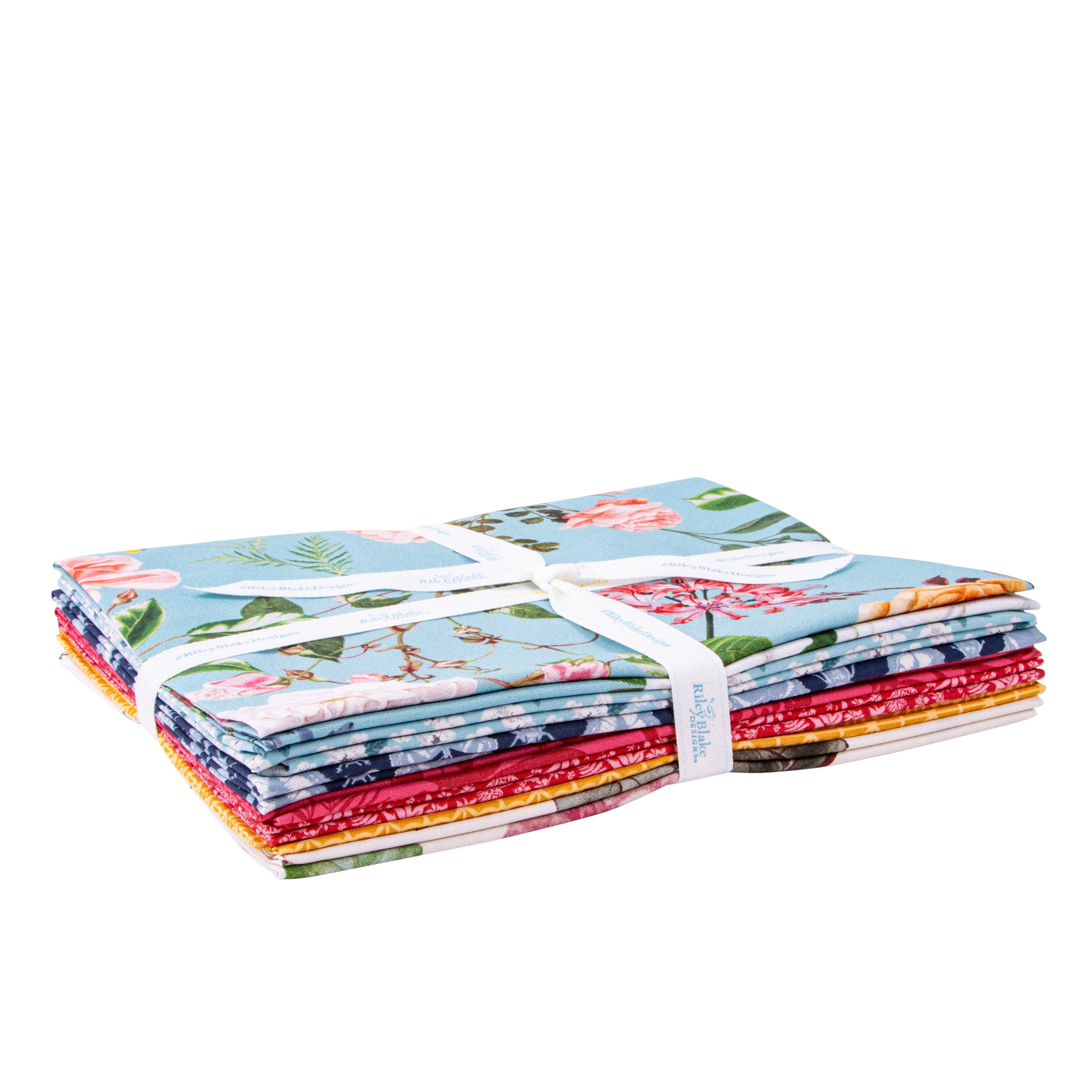 Floral Gardens | 1-Yard Bundle Sky by Royal Horticultural Society for Riley Blake | 7 pcs