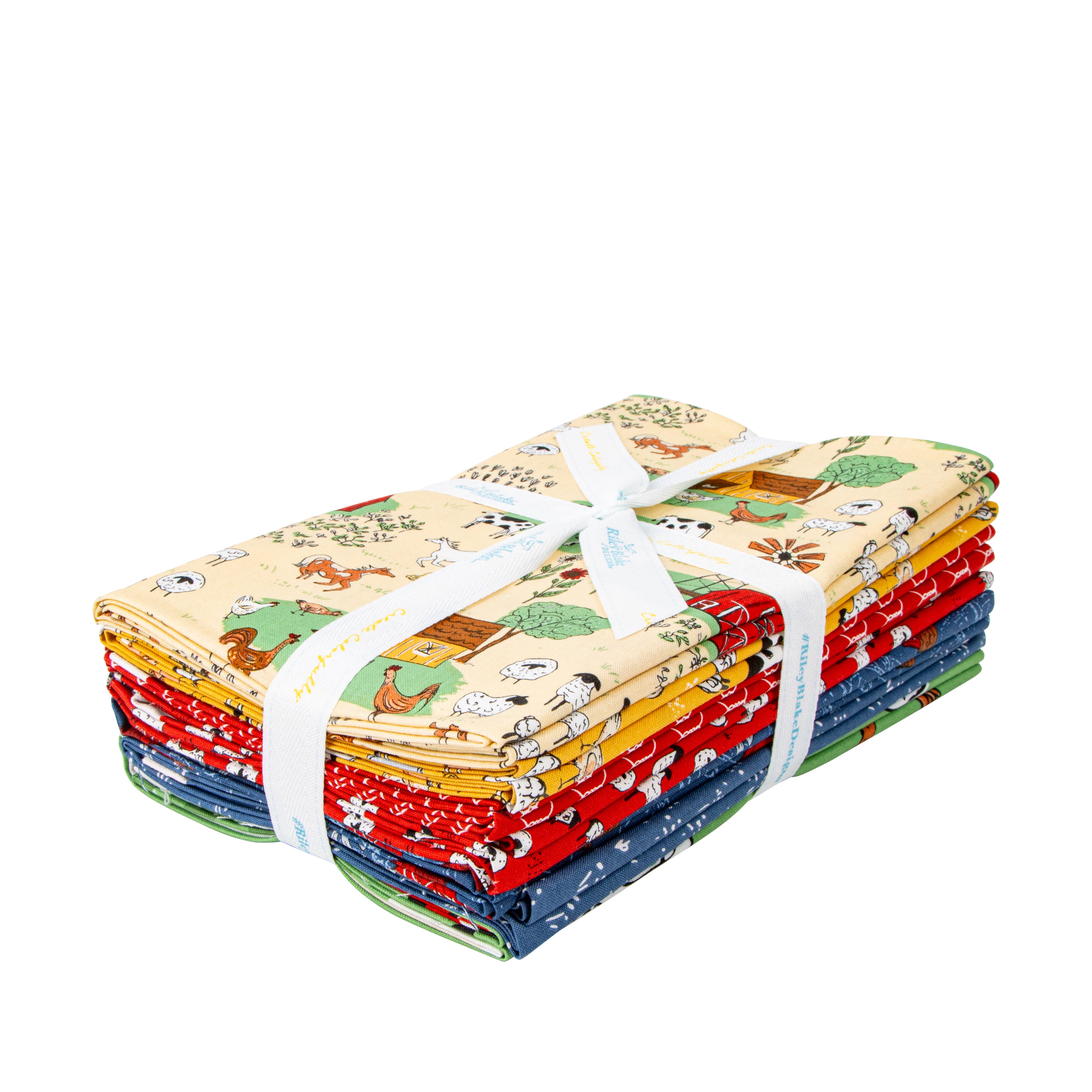 Farm Livin' | 1-Yard Bundle Sunshine by Diane Labombarbe for Riley Blake | 7 pcs