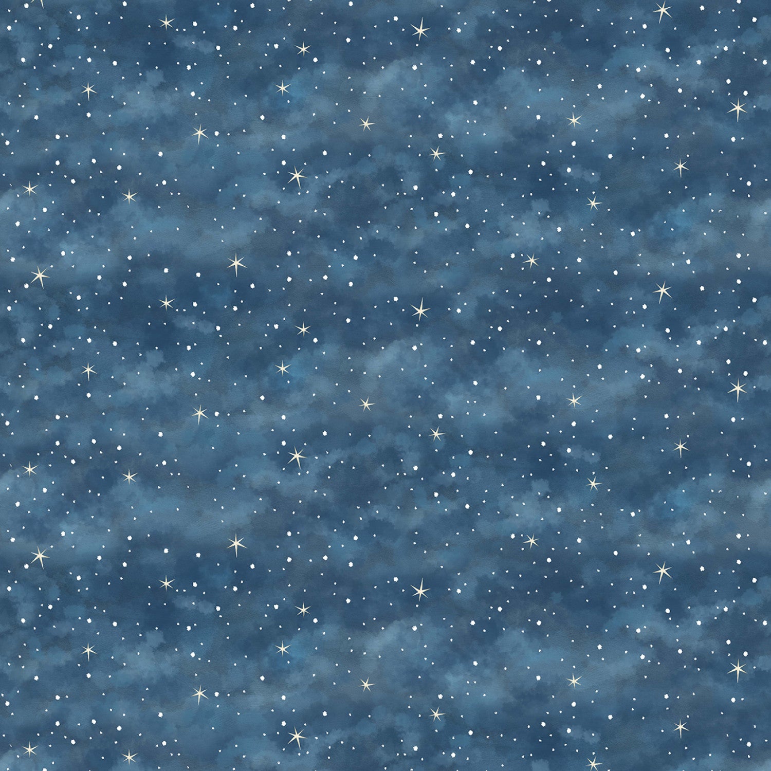 It's the Holidays | Denim Starry Night by Goldi L. Studio for Henry Glass | 2033-75