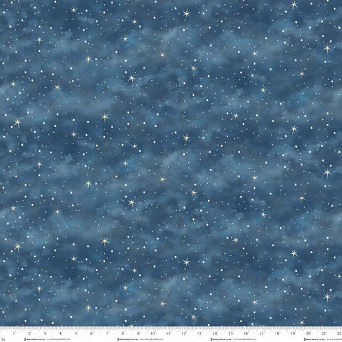 It's the Holidays | Denim Starry Night by Goldi L. Studio for Henry Glass | 2033-75